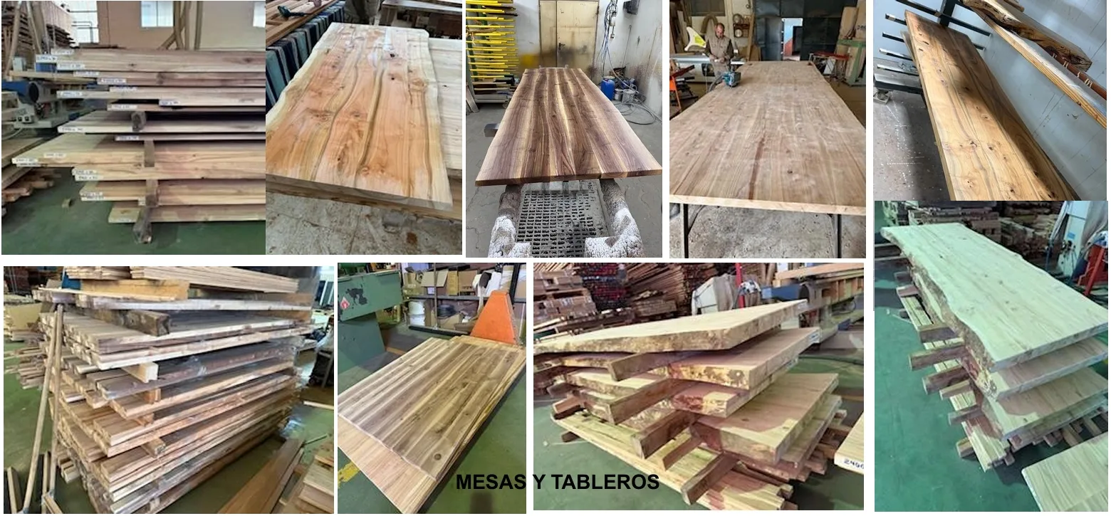 Productos elaborados con la madera de nogal y cerezo 4