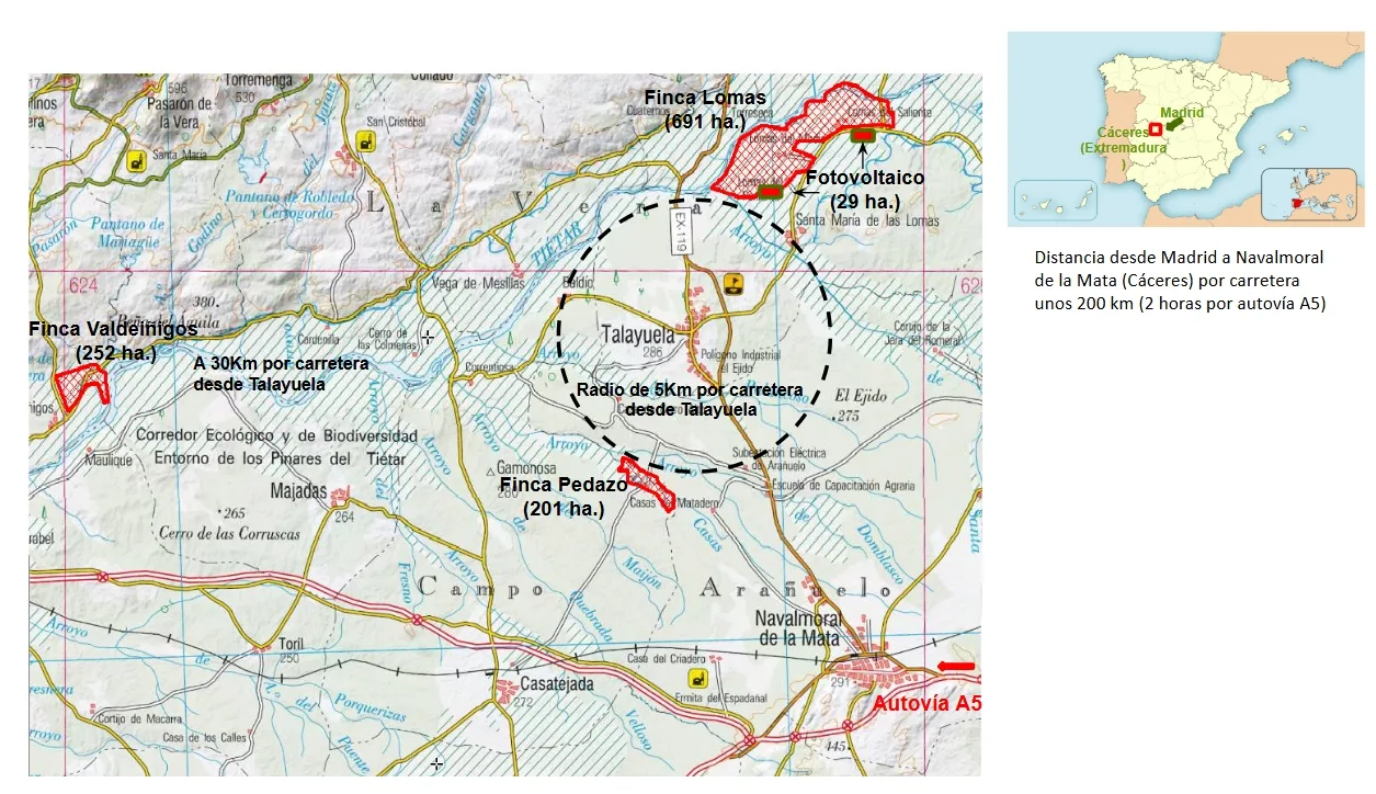 plantaciones caceres españa